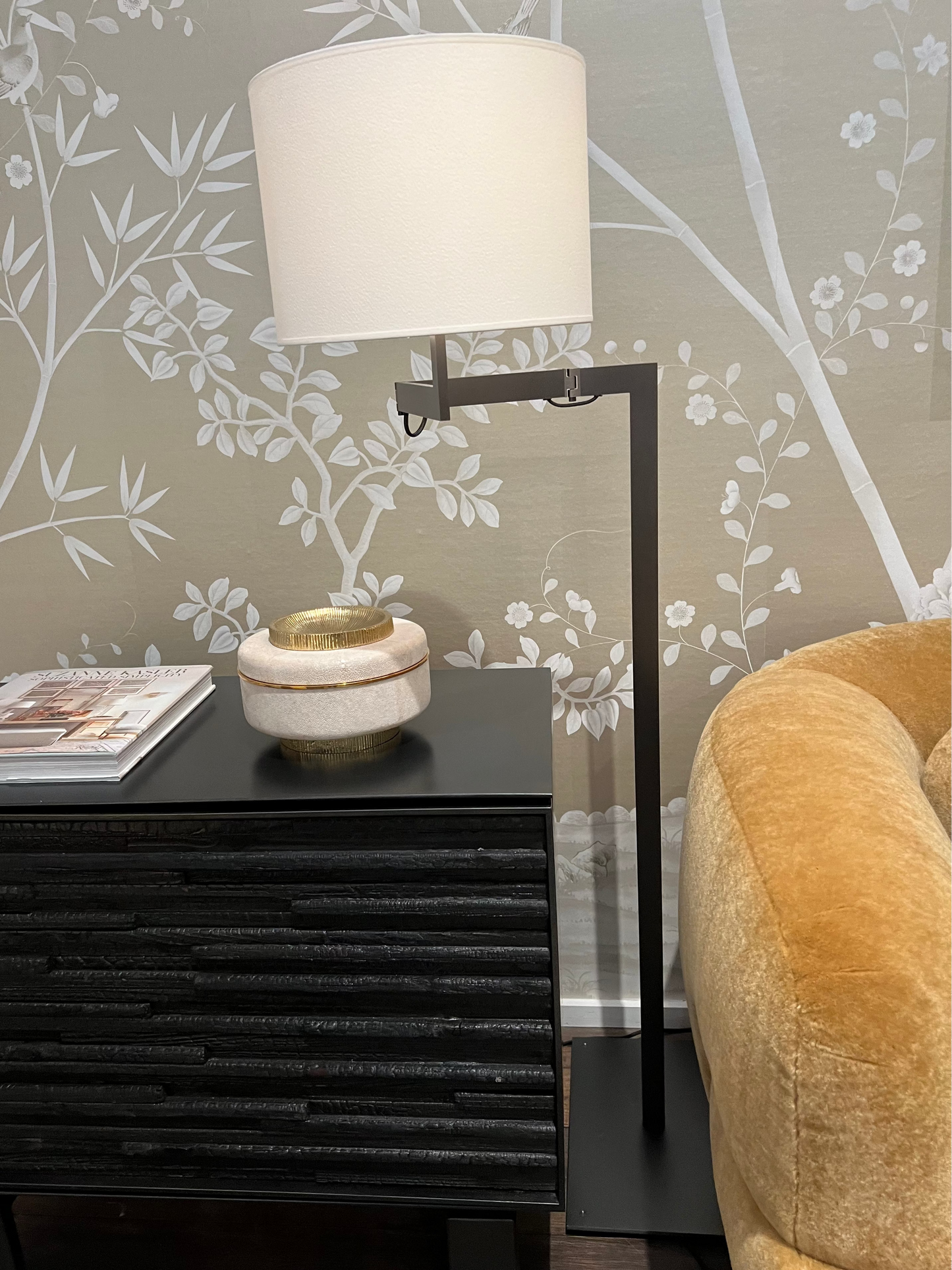 VALENTIN Floor Lamp & Shade - L20-318-07 | LFS-318-01-M-1