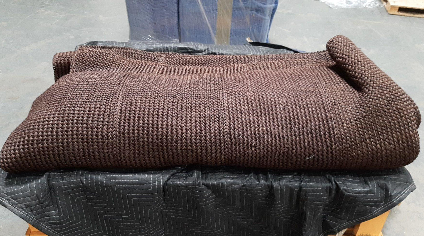 ILET, 100% Sisal Hand knitted Rug - R30-165-01-M-6