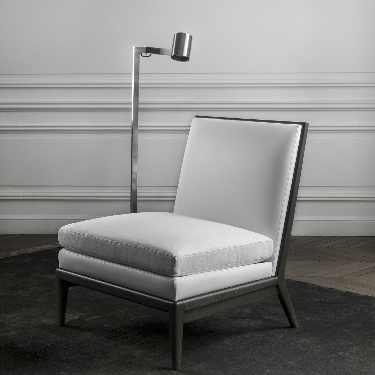 INFANTE Lounge Chair: 29Wx29Dx32H in Oak, open grain - F04-168-01