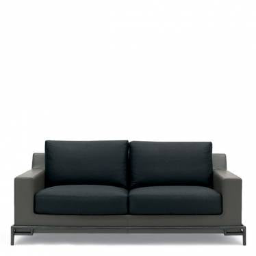 ERUDIT Sofa: 92.5Wx41.25Dx27.5H in Textured Bronze, Black Patina base - F16-123-02