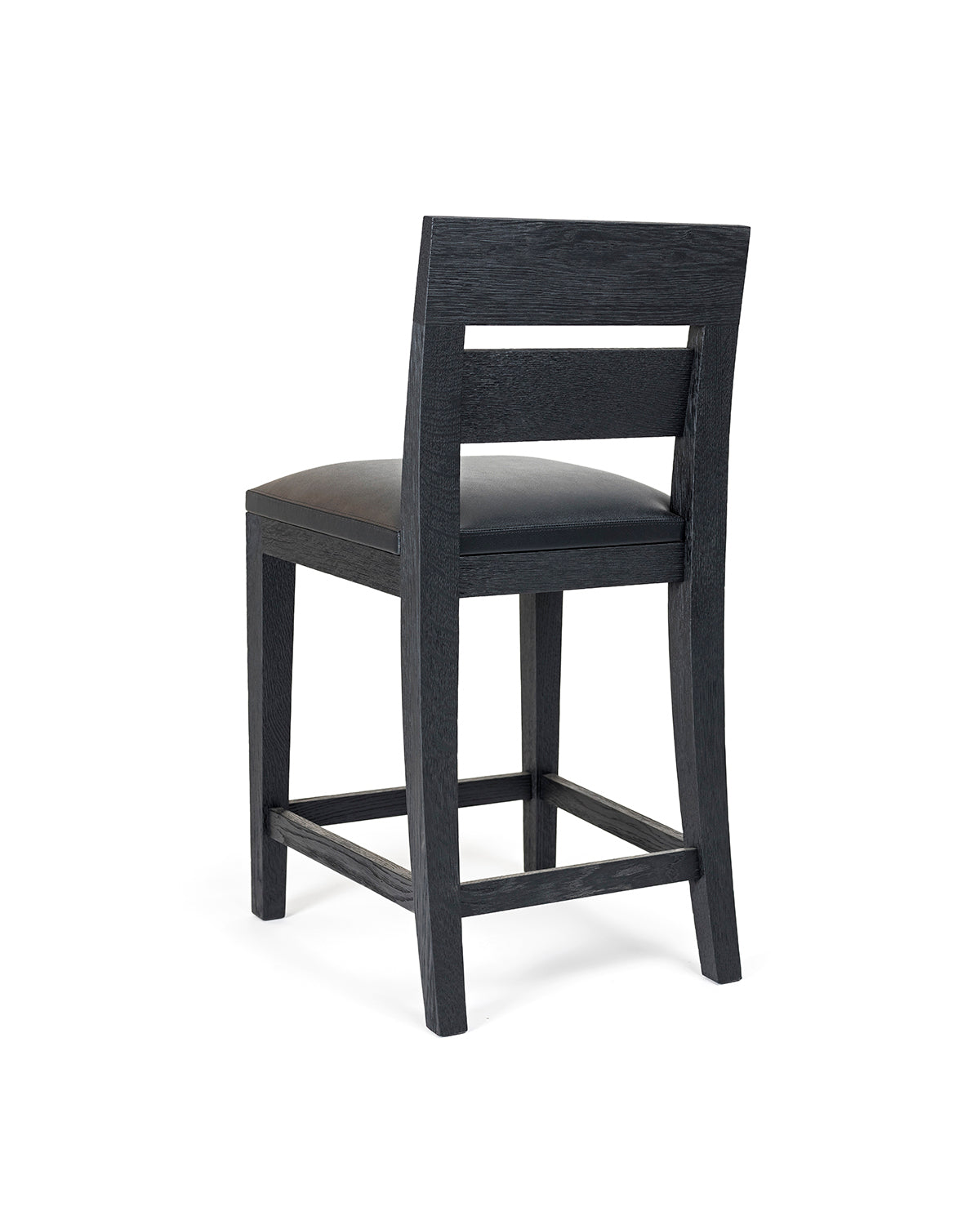 ARCHIPEL Barstool: 17.25Wx21.75Dx43H in Oak, open grain, upholstered seat - F17-014-01