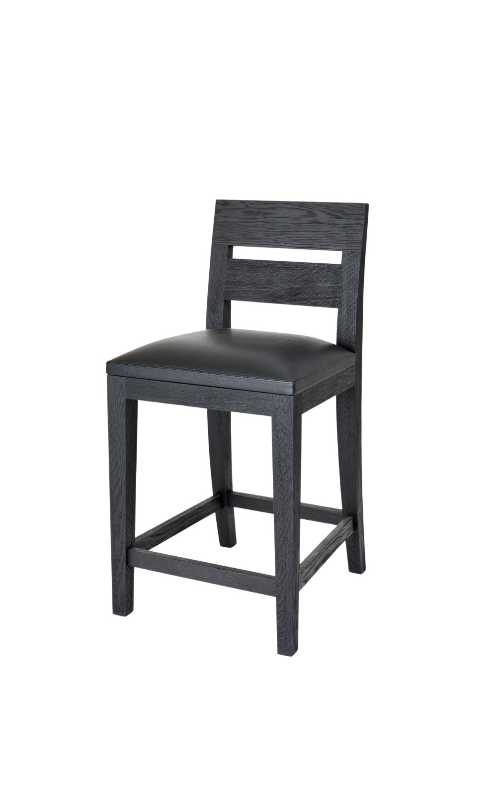 ARCHIPEL Barstool: 17.25Wx20Dx45H in Oak, open grain with upholstered seat