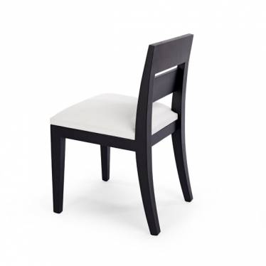 ARCHIPEL Chair: 18Wx20.25Dx34H in Oak, open grain, upholstered seat - F03-014-05