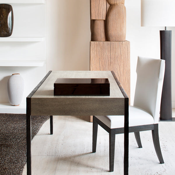 BARBUDA II Chair: 20.75Wx24.75Dx37.75H in Oak, open grain - F03-033-01