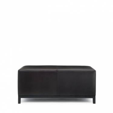 GRUME Bench: 51.25Wx13.75Dx16.5H in Satin Ebonized Base - F02-148-03