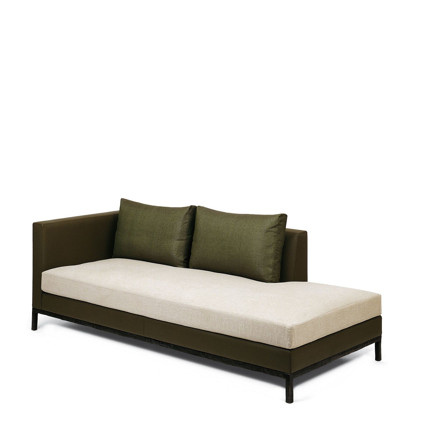 NOBILE Daybed: 94.5Wx39Dx29.5H with Satin Ebonized Base - F14-222-09