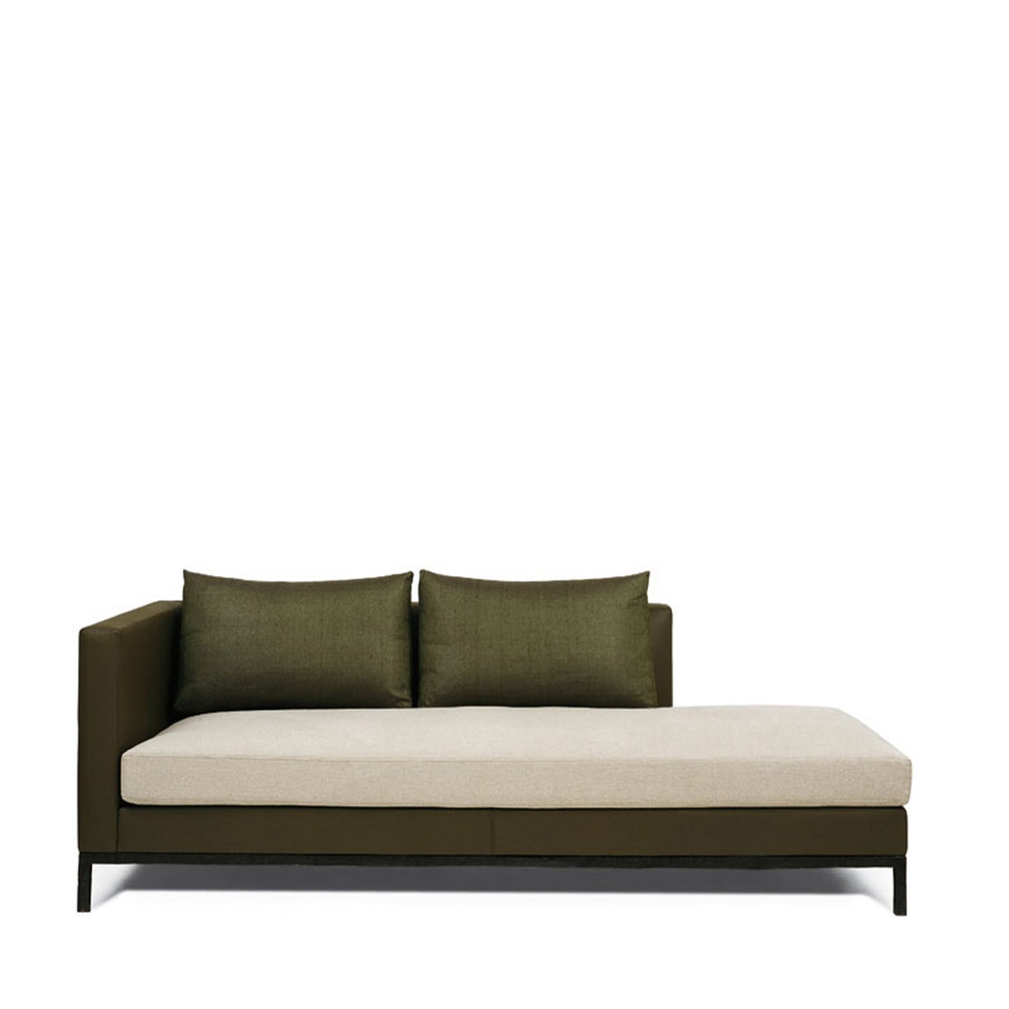 NOBILE Daybed: 94.5Wx39Dx29.5H with Satin Ebonized Base - F14-222-09